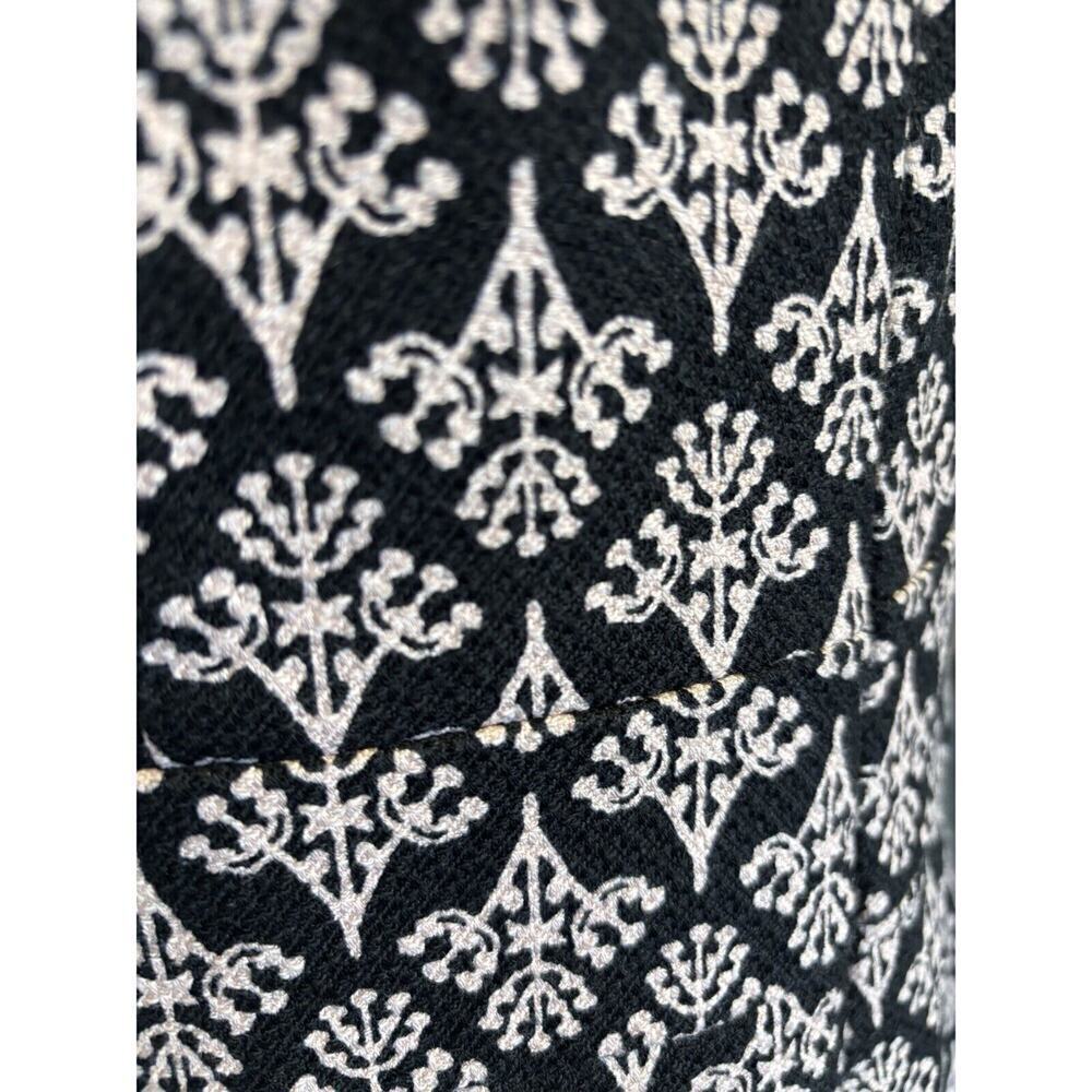 BODEN Talia Textured Dress 8 Long Career Office Classic Empire Waist Black - Picture 5 of 8